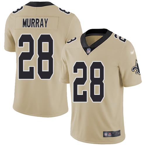 Men New Orleans Saints Limited Gold Latavius Murray Jersey NFL Football 28 Inverted Legend Jersey